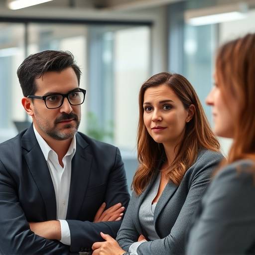 Een groep ervaren professionals die deelnemen aan een gevorderde interviewtraining